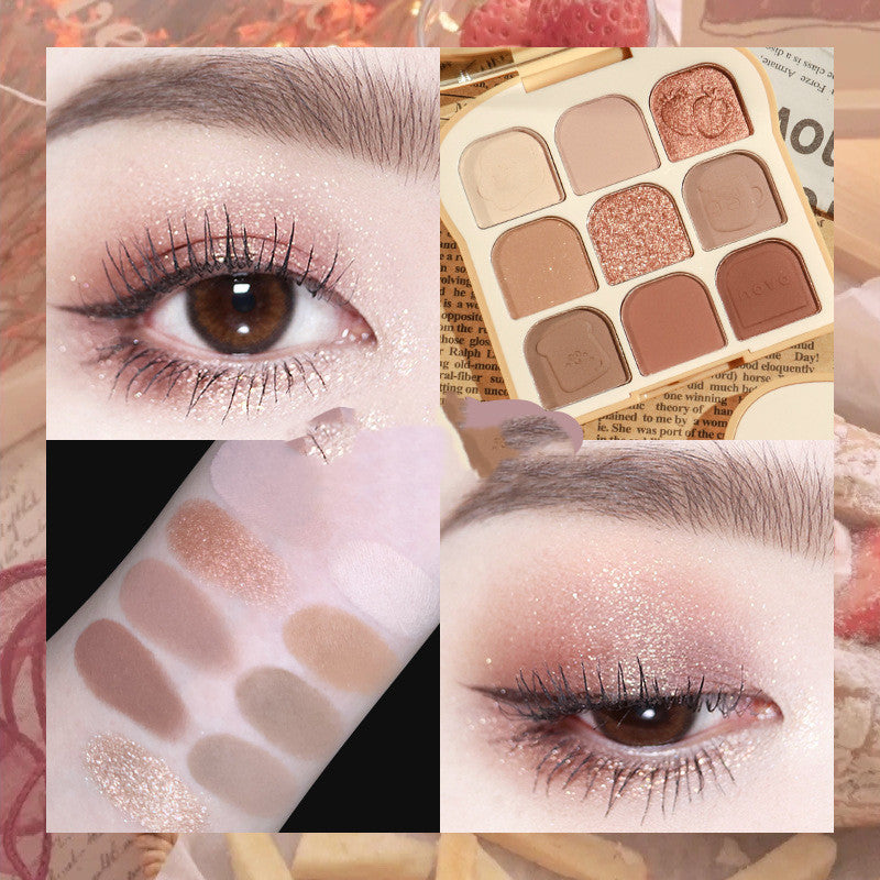 Nine-Color Eyeshadow Palette All-in-One Makeup Set for Eyes - CJ