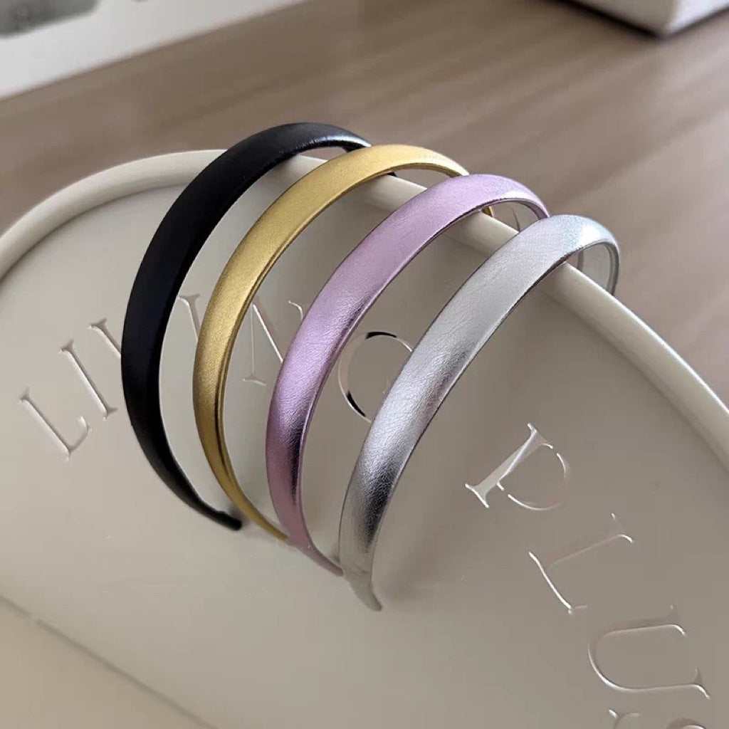 Slim Silver Hair Hoop for Women - Fashion Hair Accessories