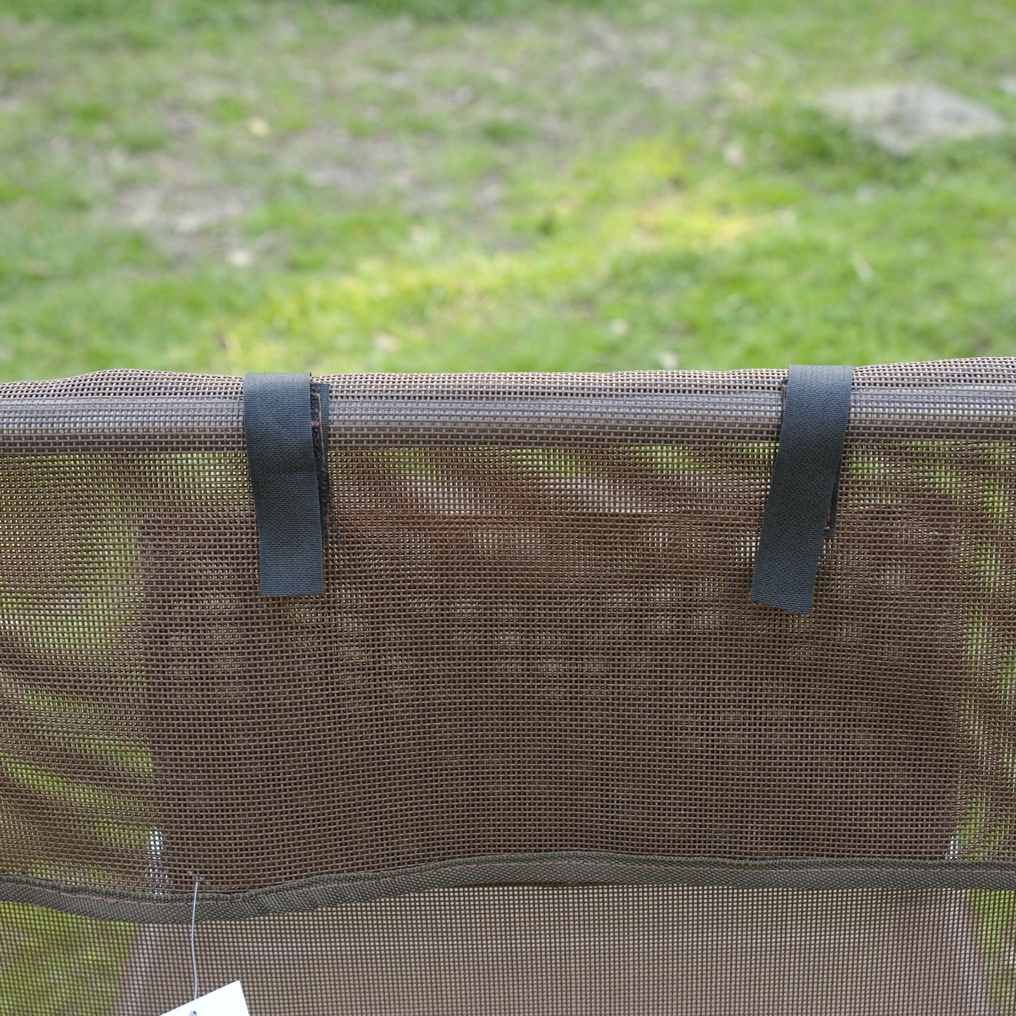 Folding Chaise Lounge Chair - 5-Position Reclining Outdoor Chair - Brown
