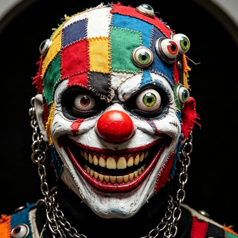Halloween 3D Lifelike Human Face Disguise Hood