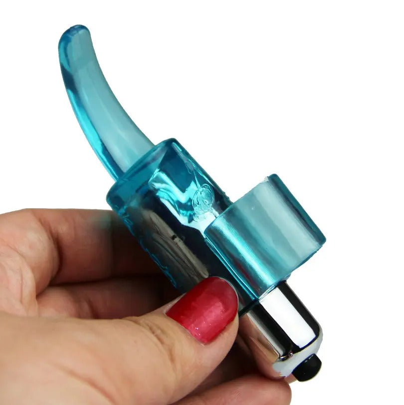 Handheld Tongue Shock Vibration Device for Wellness and Oral Care
