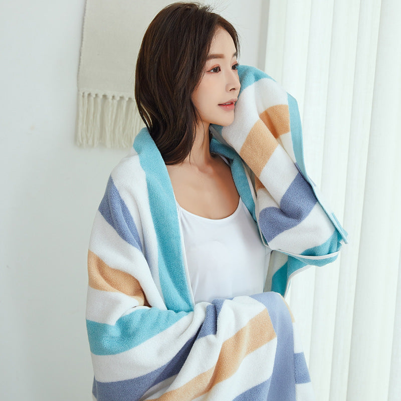 Large Cotton Bath Towel - Absorbent, Soft, 90x180cm, Multiple Colors