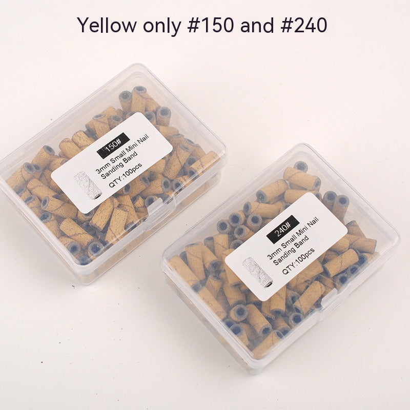3mm Nail Polishing Sanding Rings - 50Pc Box