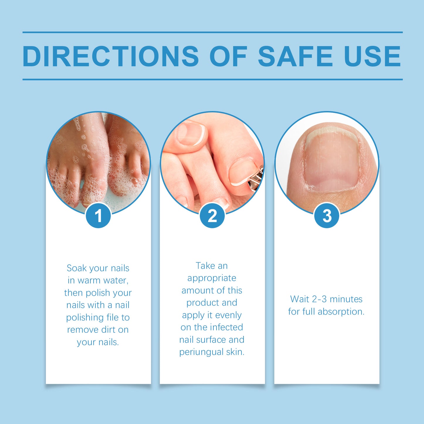 Nail Repair Solution with Essential Oils for Damaged & Fungal Nail Care
