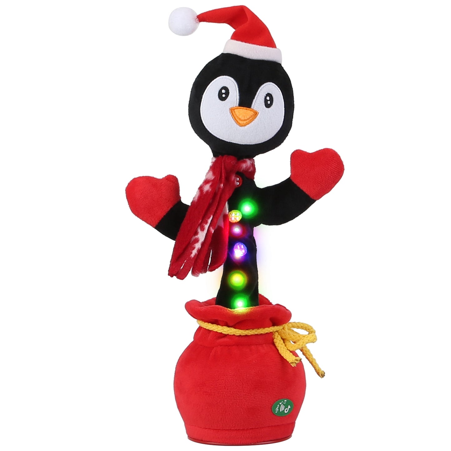 Interactive Plush Dance Toy - Christmas Penguin & Elk Designs
