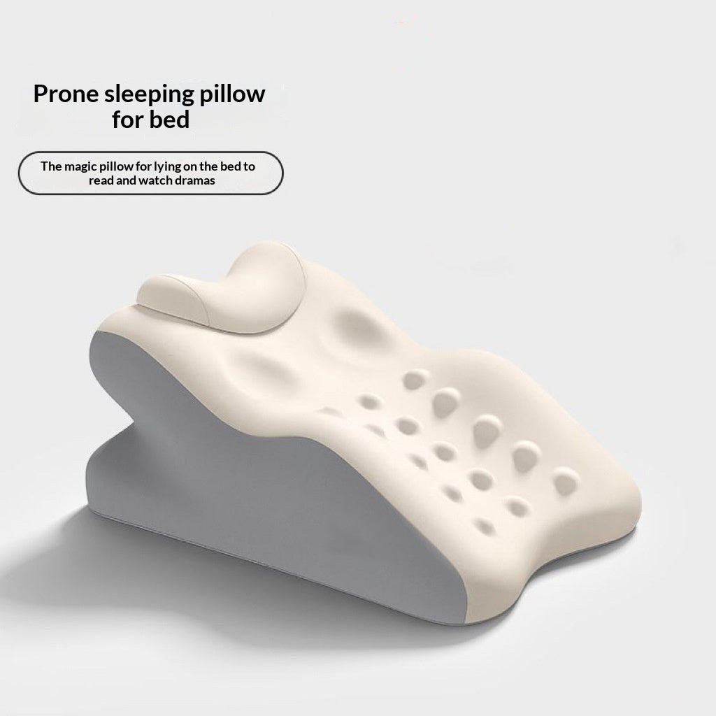 Multi-Functional Prone Sleeping Pillow for Belly Sleep - Memory Foam Bed Pillow