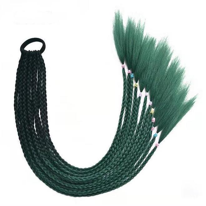 Three-Strand Braid Wig - 24 inch Gradient High-Temp Fiber