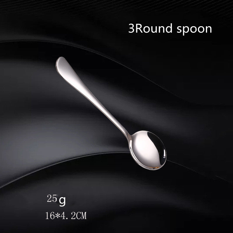 Stainless Steel Cutlery Set with Fork and Spoon - Western Style Kitchen Utensils