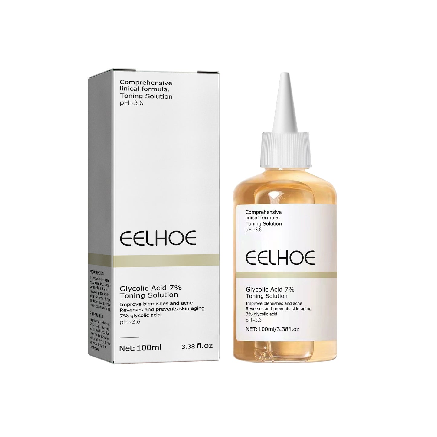 Glycolic Acid 7% Facial Lotion for Acne, 100ml - Moisturizing & Exfoliating