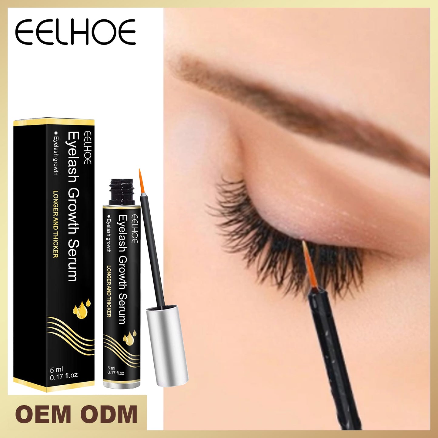 Eyelash Nourishing Serum - 5ml Eyelash Growth Treatment for Long, Healthy Lashes