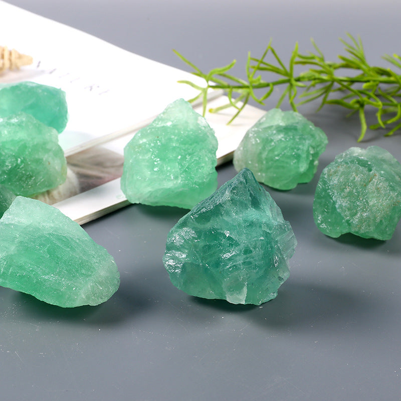 Natural Green Fluorite Aromatherapy Diffuser Stone - 12cm