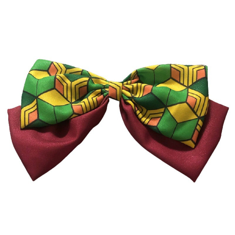 Anime Cartoon Chiffon Hair Bow Clip