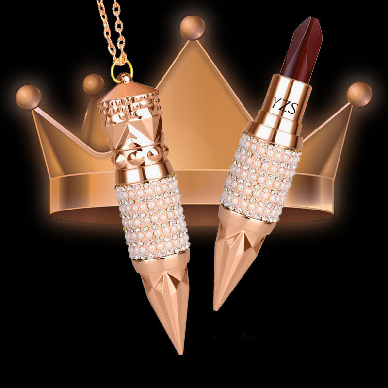 Tri-Color Matte Lipstick - Moisturizing Long-Lasting Lip Makeup