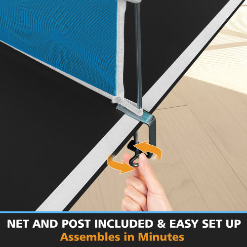 7x4ft Black Foldable Ping Pong Conversion Top - Portable Table Tennis