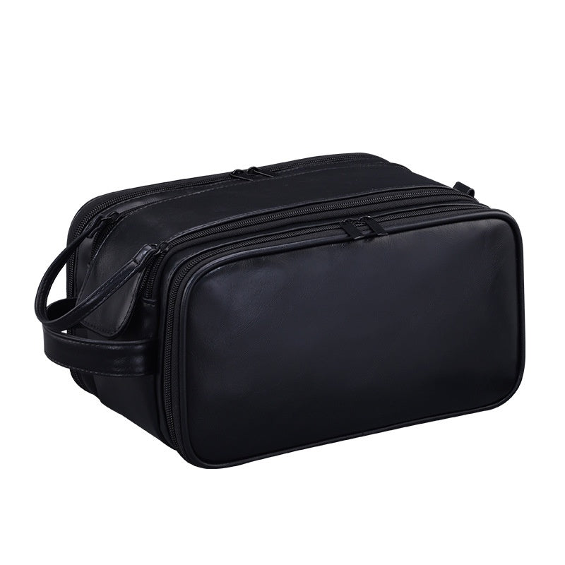 Three-Compartment Multifunctional Waterproof Men’s Toiletry Bag