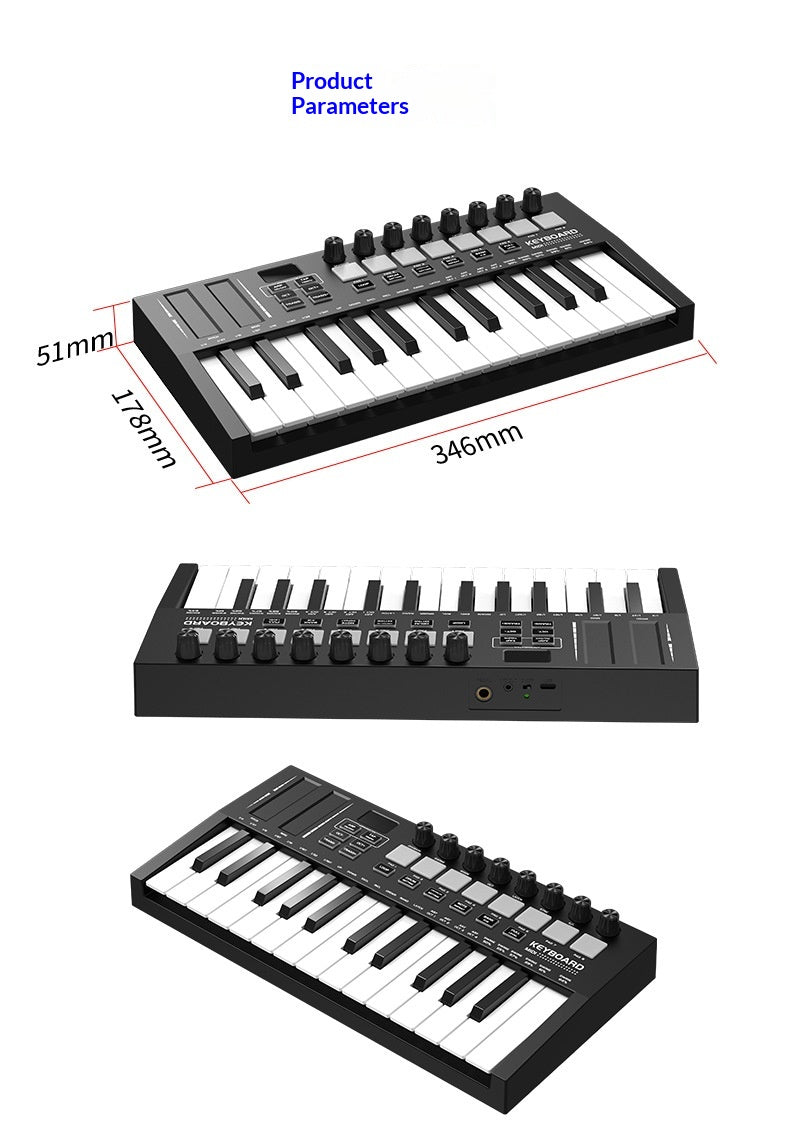 Portable Electronic Music Controller Pad - Compact Beat-Making Device