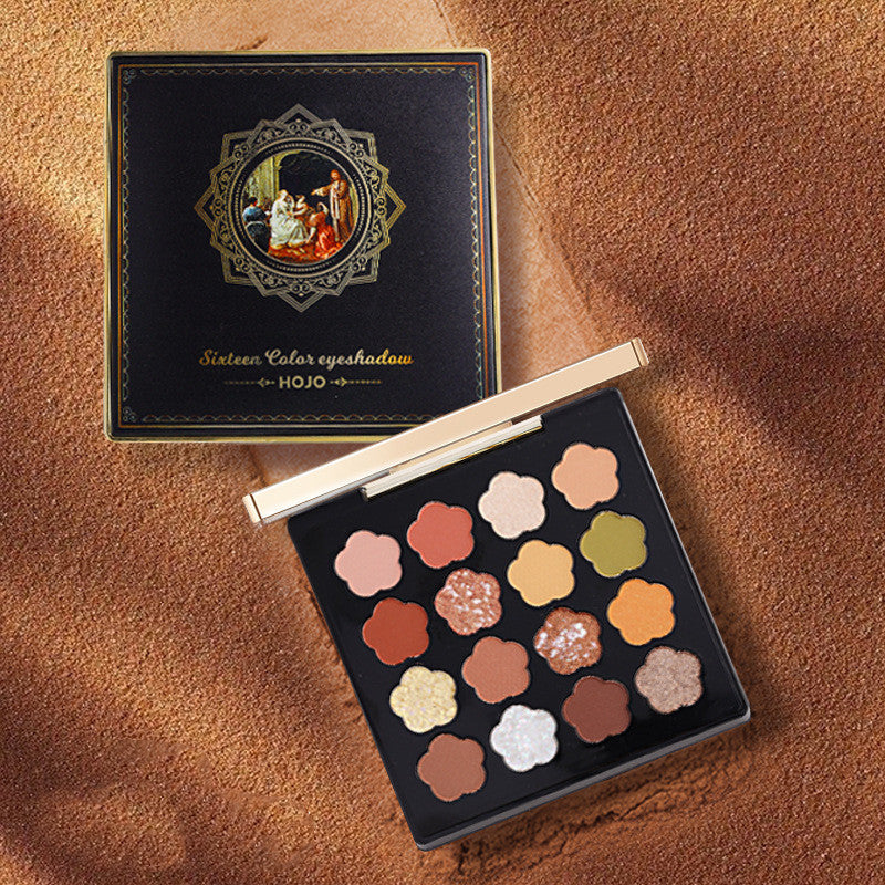 Greek Eyeshadow Palette 16 Colors Matte Shimmer Glitter Eye Makeup US