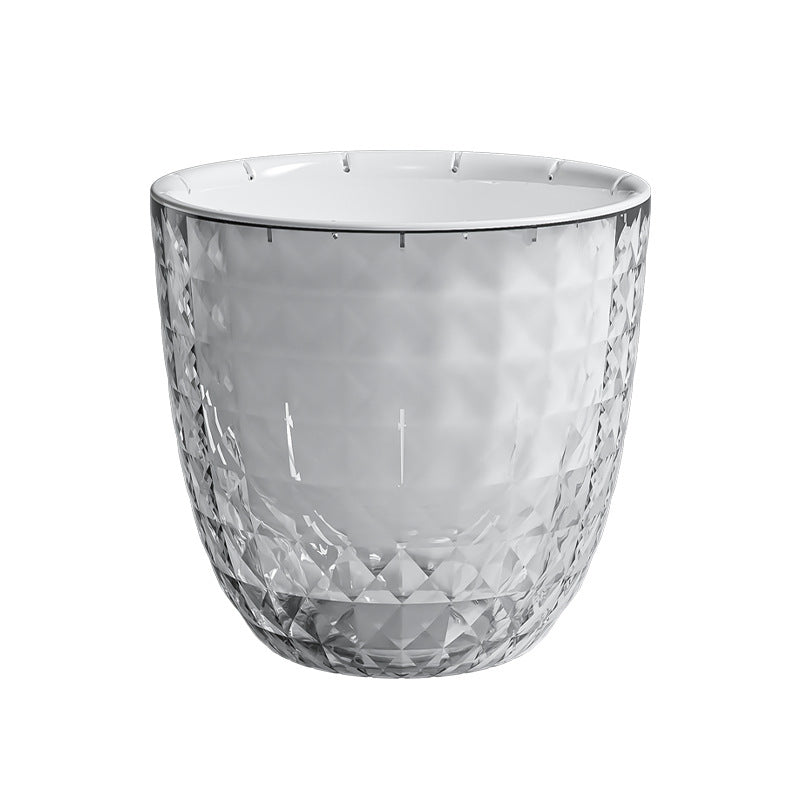 Transparent Plastic Flower Pot - Lazy Garden Planter with Breathable Design