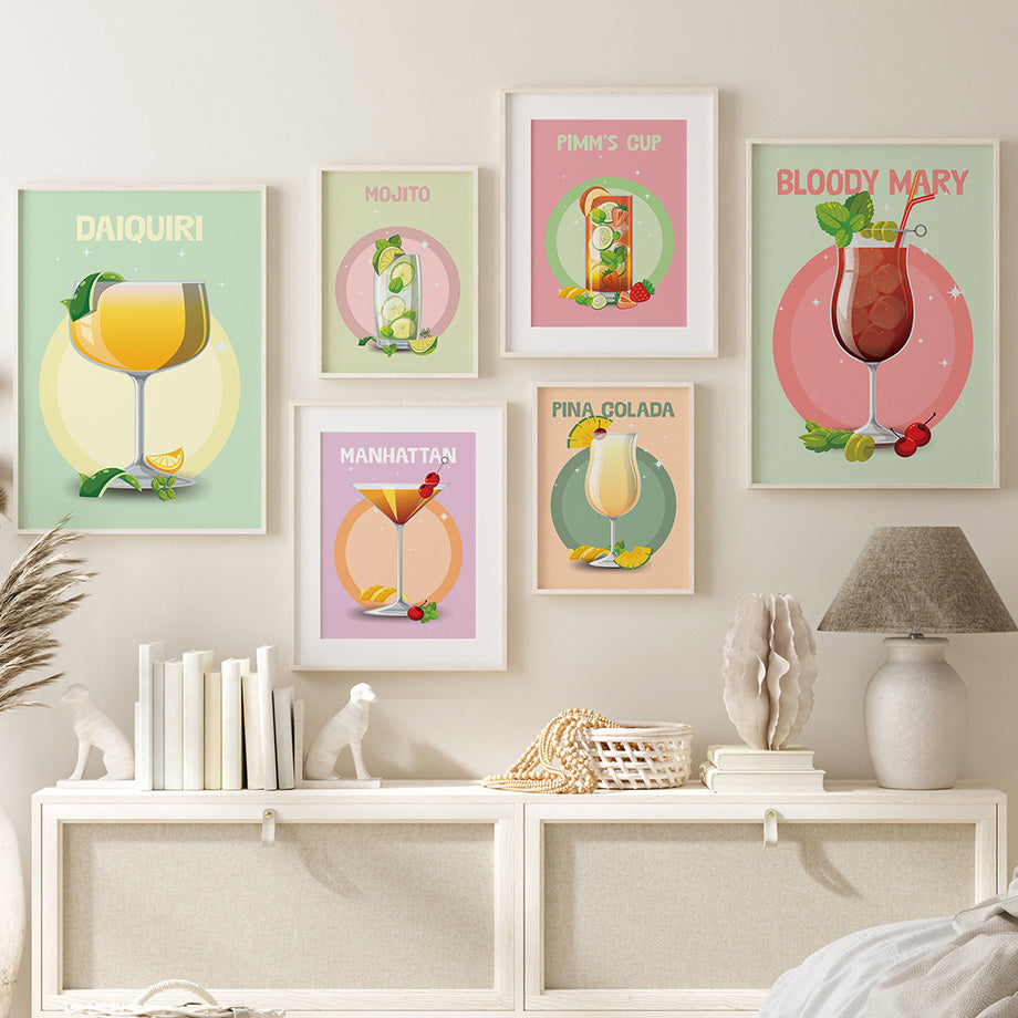 Scandinavian Minimalist Canvas Wall Art - Deco Painting for Home Decor