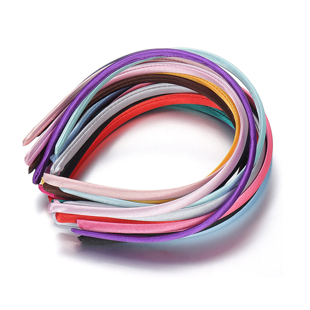 Color Headband DIY Cloth Ribbon Hair Accessories Set - 10 Pieces