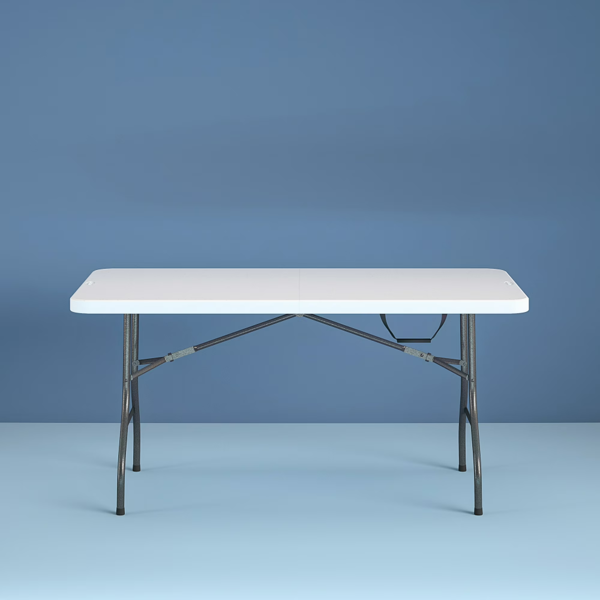 6 Foot Folding Table - Weather Resistant & Portable Design