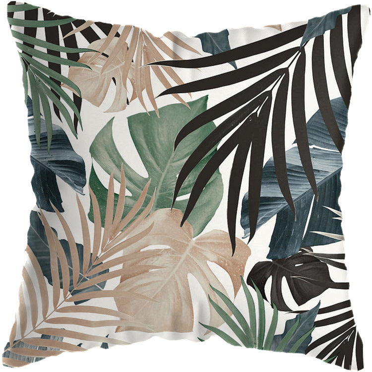 Tropical Plant Cushion Cover for Sofa Living Room Home Decor 45x45cm