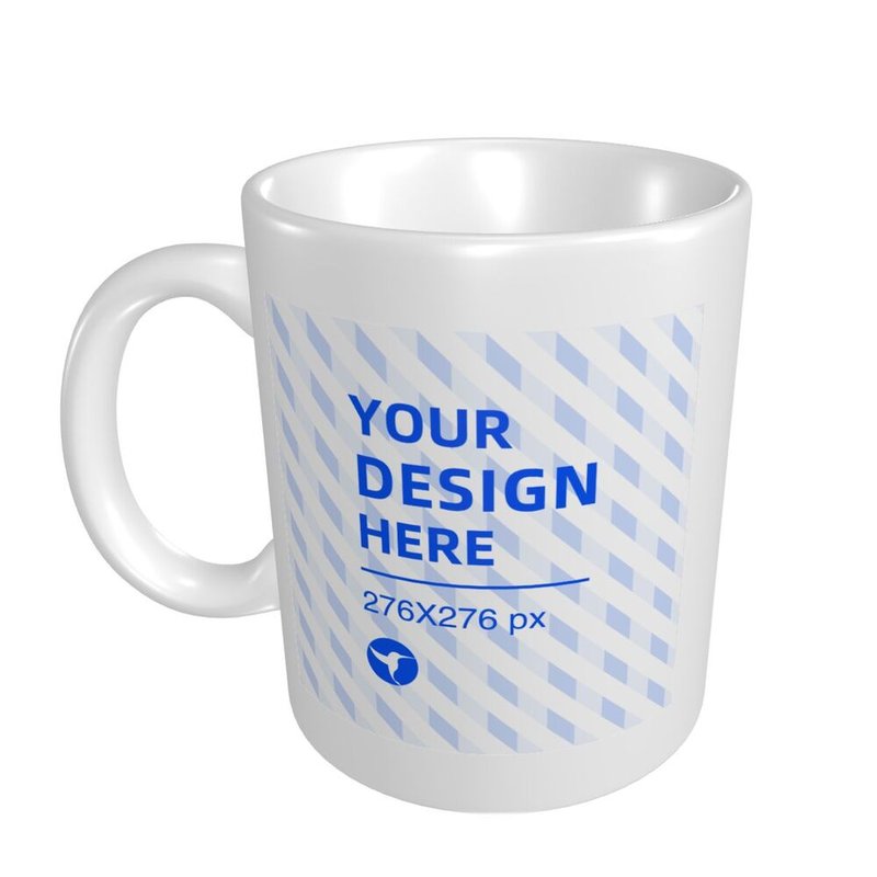 Eco-friendly Ceramic Comfort Handle Mug – White, One Size