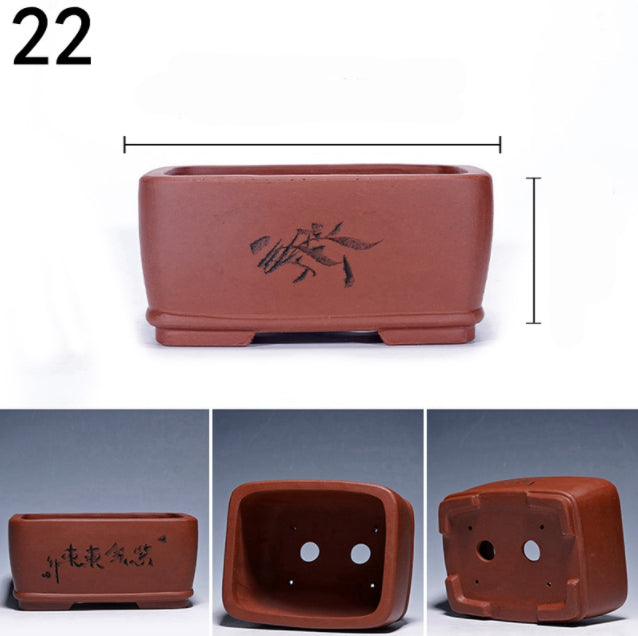 Purple Sand Flowerpot Tray for Yixing Pots - Garden & Home Storage