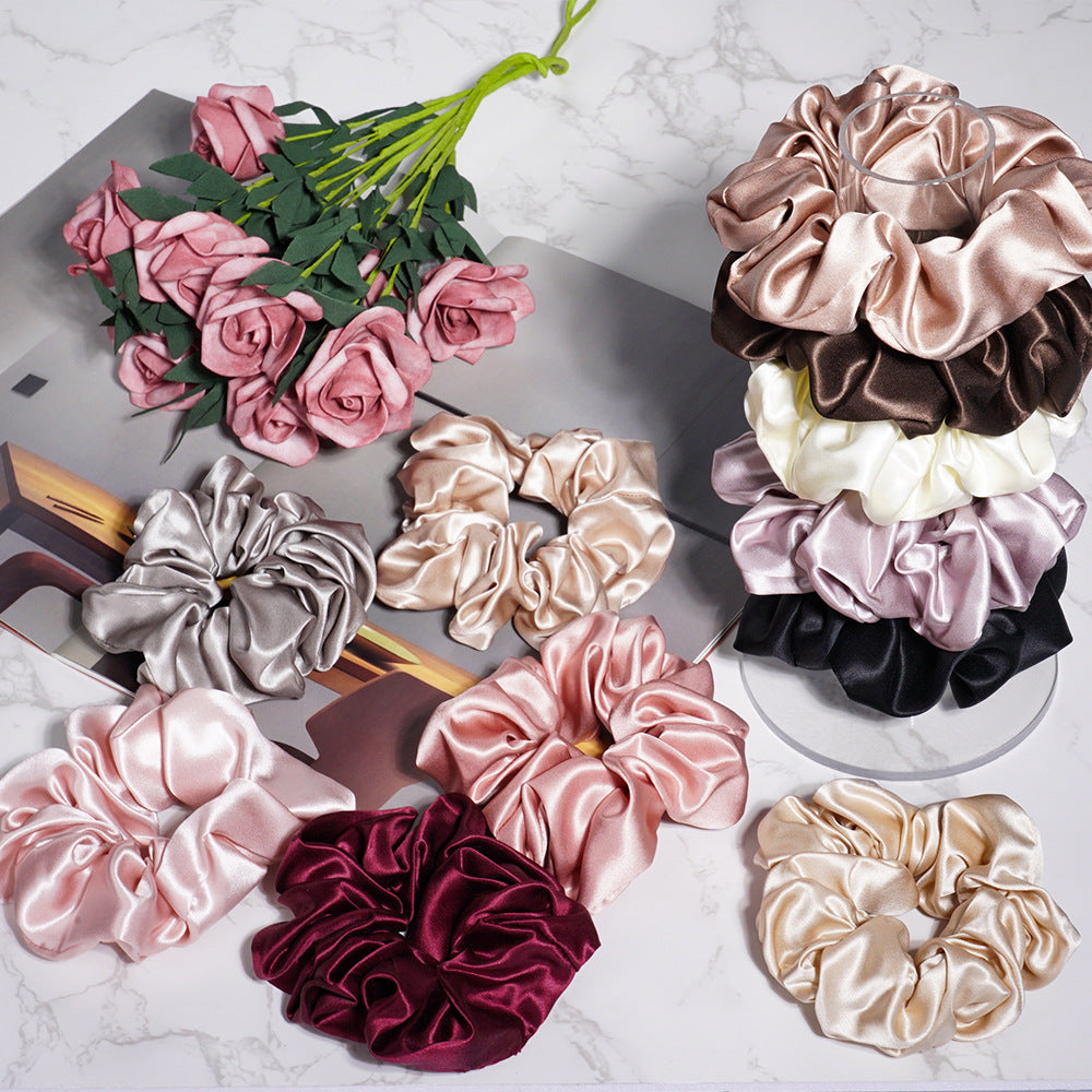 Silk Hair Ring Elastic Ponytail Holder