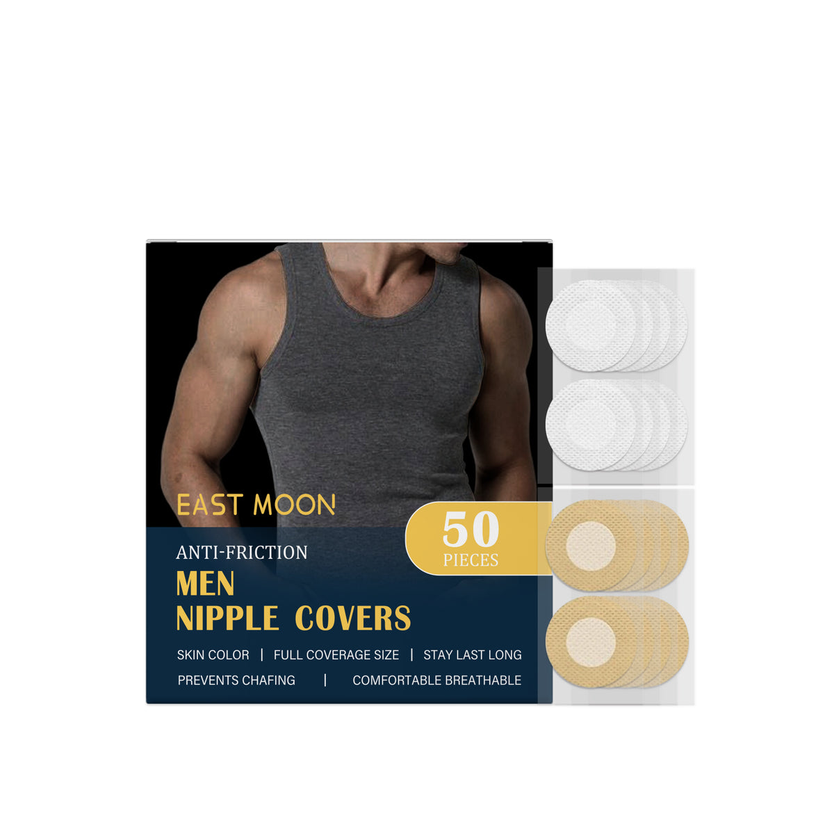 Men's Sports Anti Friction Chest Patch