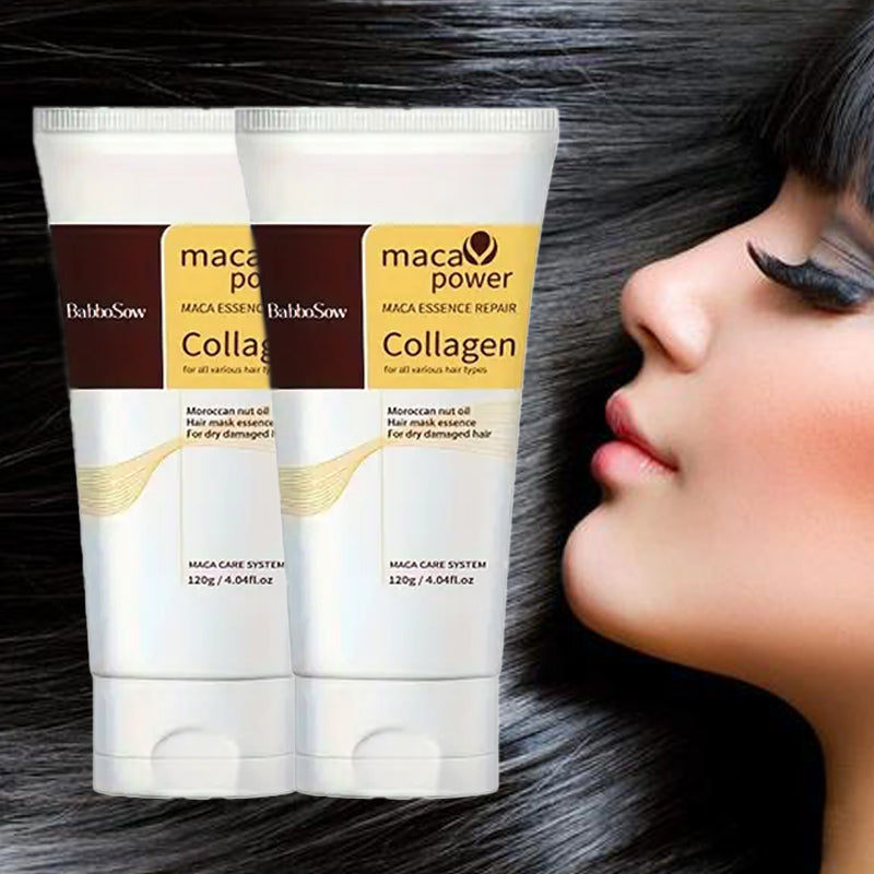 Collagen Hair Mask for Deep Repair - 240mL Hydrating & Anti-Frizz Treatment