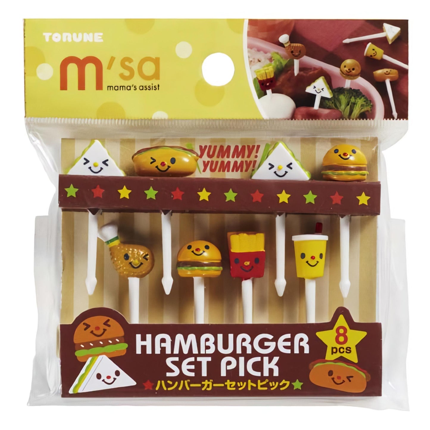 Children's Fruit-Shaped Bento Fork Set - Cute Animal & Character Styles