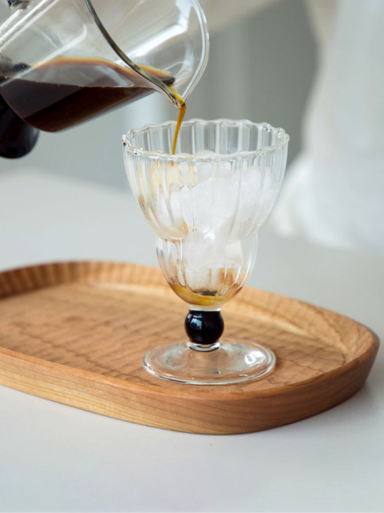 High-Temperature Resistant Glass Juice Dessert Cup - 101-200ml, Kitchen Drinkware