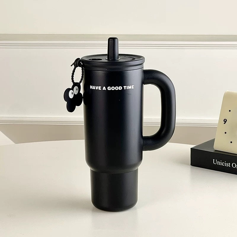 Insulated Stainless Steel Mug 700ml - White, Black & Natural Colors
