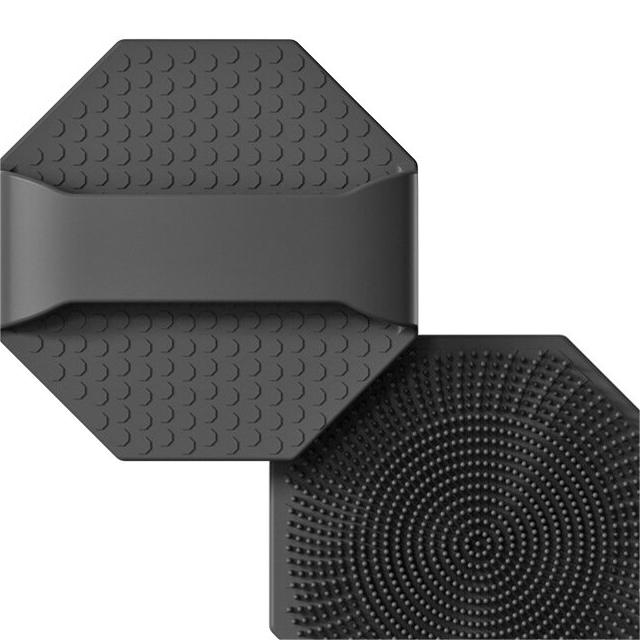 Silicone Bath Brush with Soft Bristles - Massage & Cleansing Tool