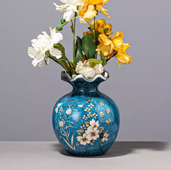 Retro Ceramic Vase for Living Room & Dining Decor - Multiple Styles