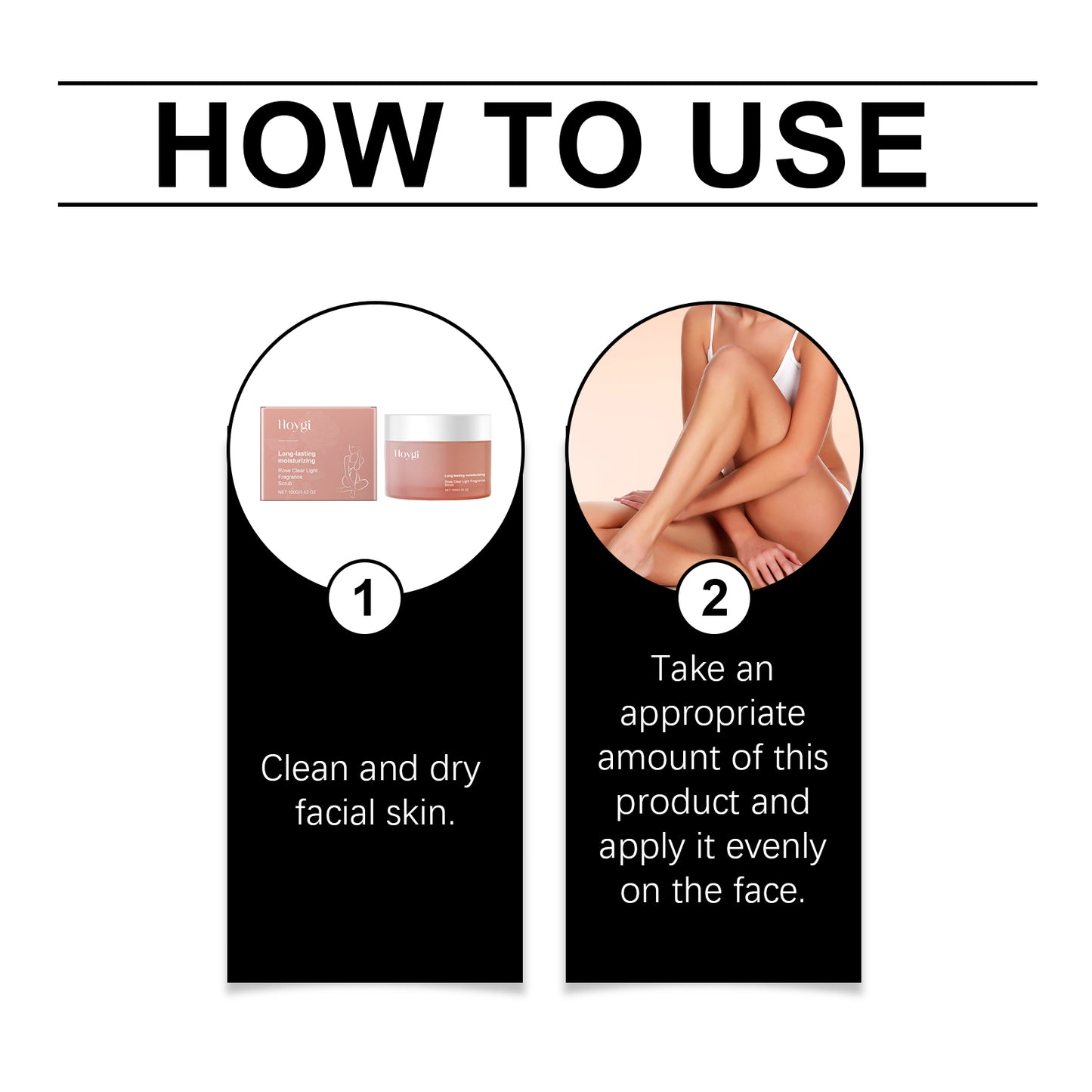 Rose Facial Scrub - Moisturizing Exfoliating Face Care Treatment (100g)