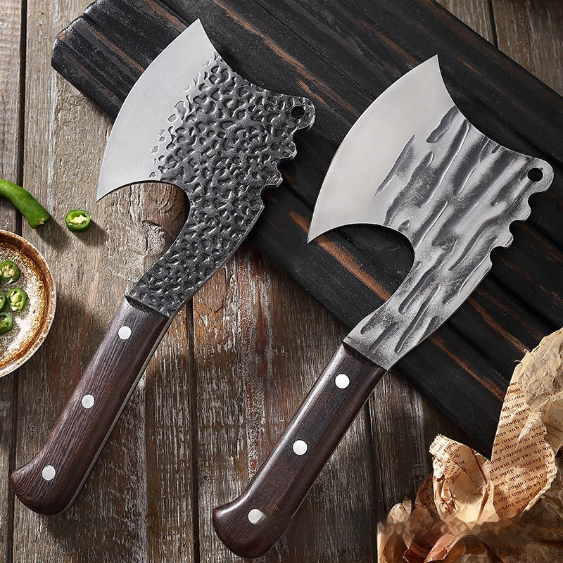 Multifunctional Hand-Forged Bone Chopping Knife for Kitchen
