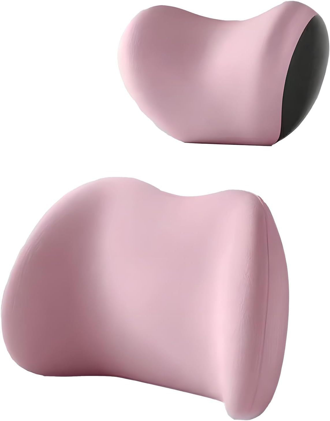 Universal Automotive Waist Cushion & Headrest Neck Support - Four Seasons Comfort