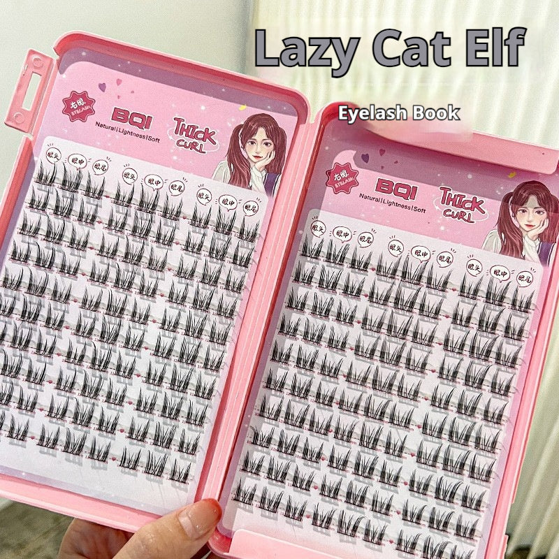 False Eyelash Book Set - Large Capacity Lazy Trilogy & Comic Style