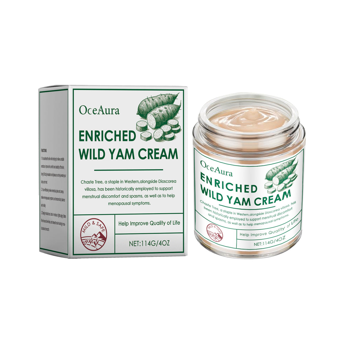 Wild Yam Firming And Wrinkle Reducing Body Moisturizing Cream