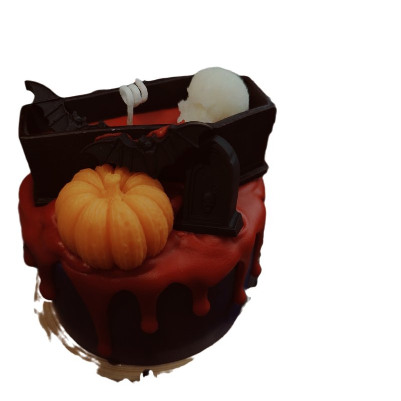 Halloween Aromatherapy Candle Pumpkin Ghost Bat Skull Creative Party Decor