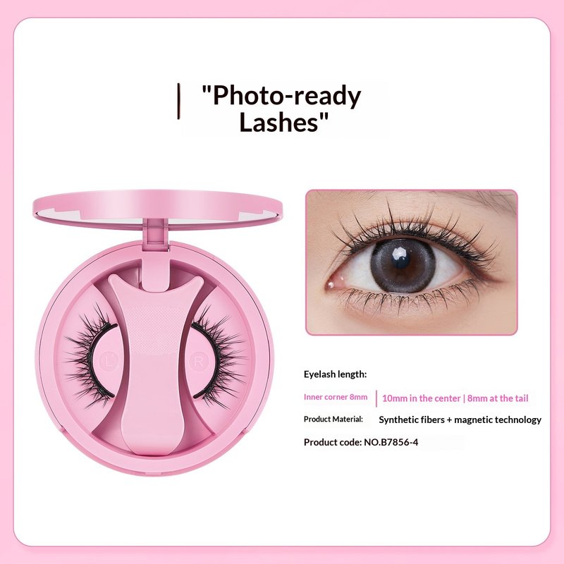 Magnetic False Eyelashes with Integrated Case - Various Styles
