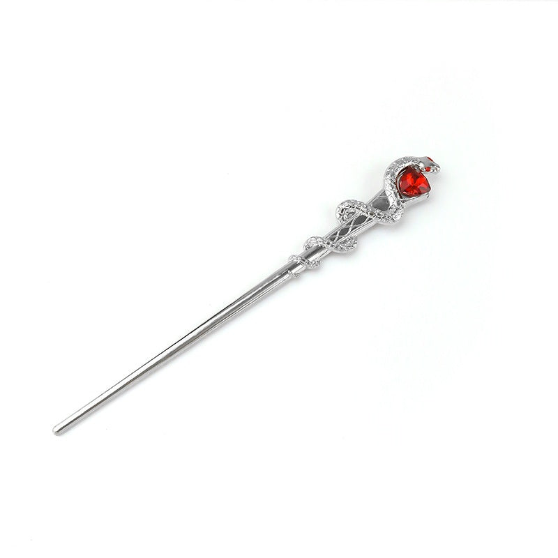 Versatile Snake-Shaped Alloy Hairpin - Elegant Hair Accessory for Women