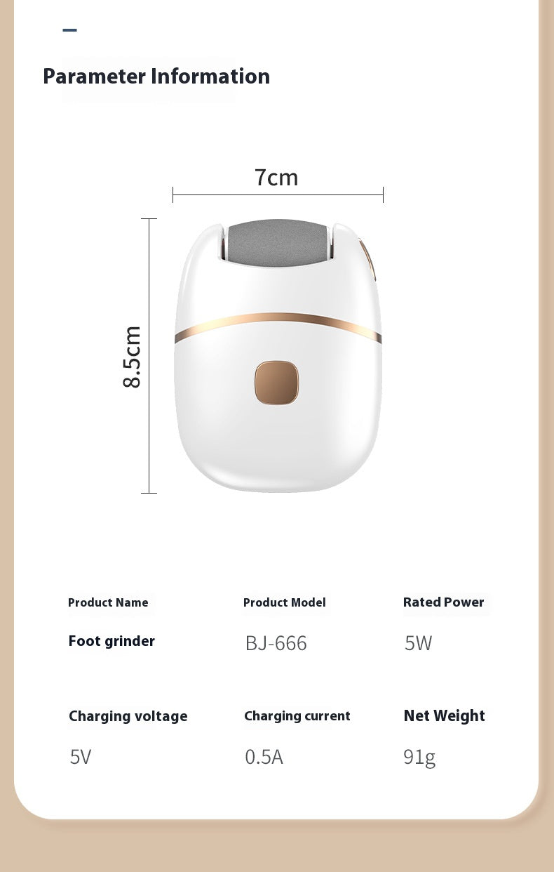 Electric Foot Grinder Household Automatic Grinding For Removing Dead