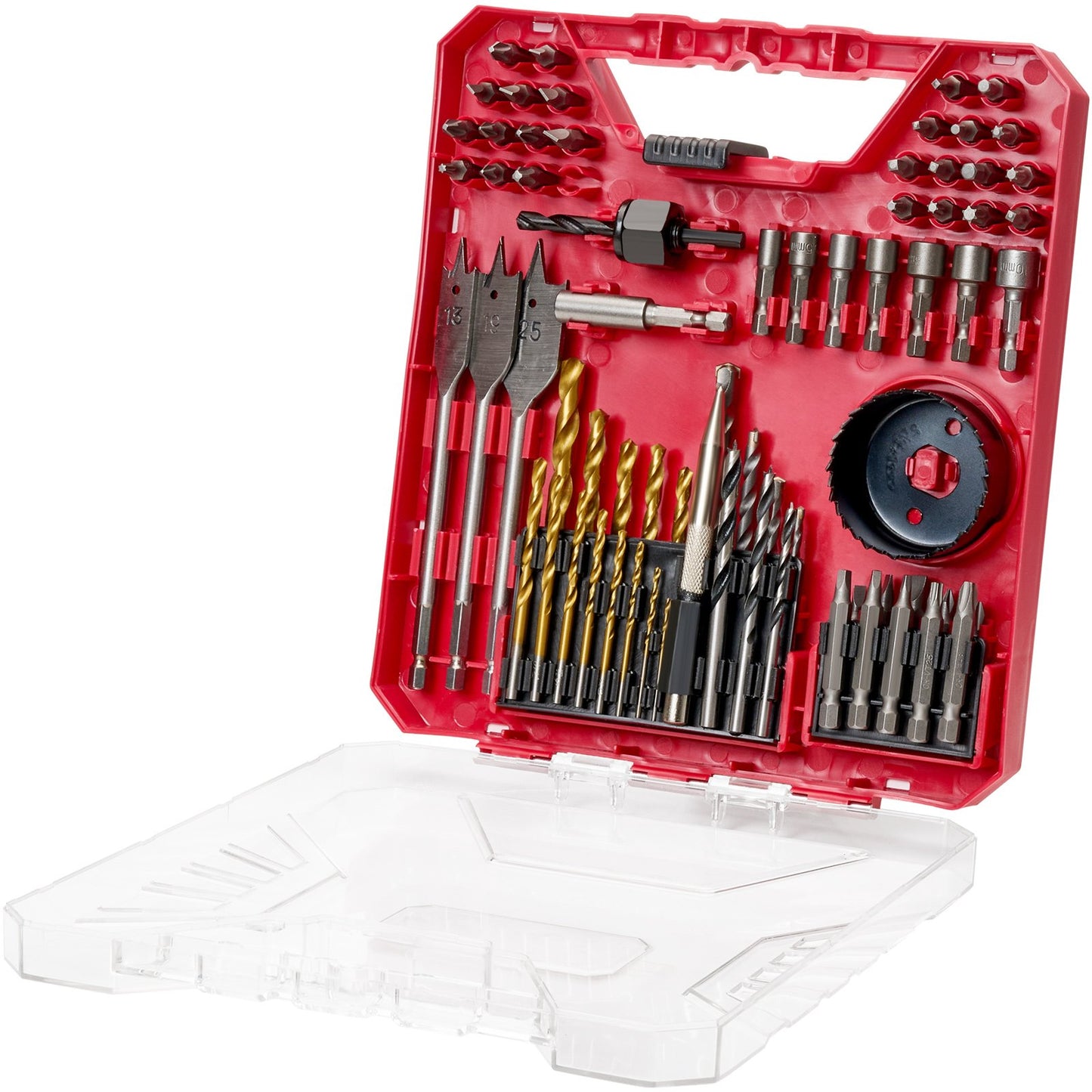 70-Piece Drill and Screwdriver Bit Set with Carrying Case - Multi-Purpose Power Tools