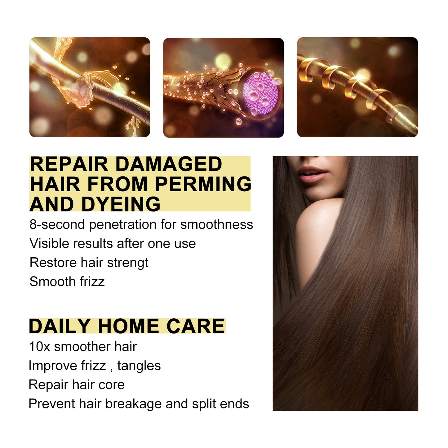Keratin Hair Softening Cream - Deep Nourishing Hair Care Treatment