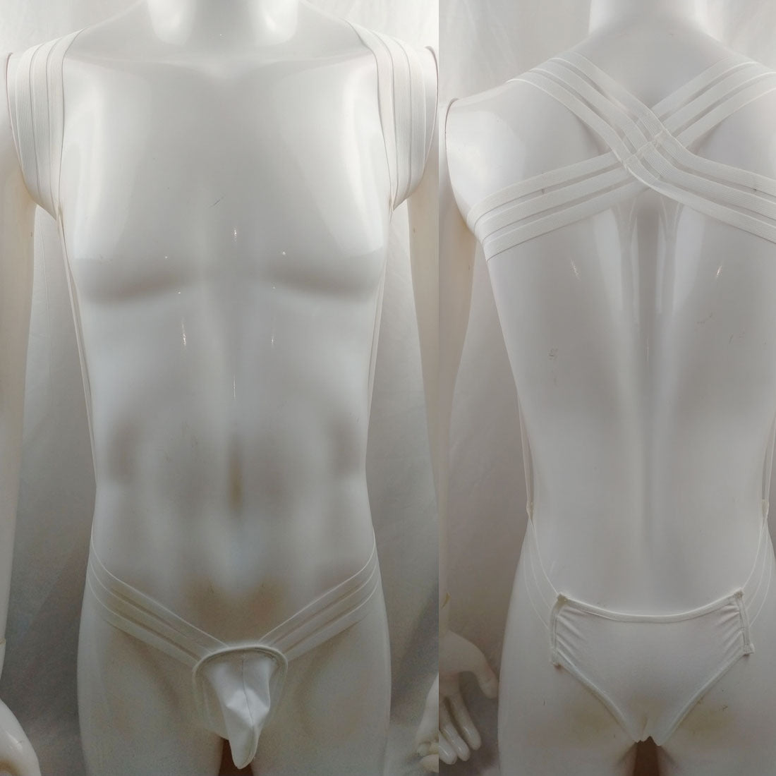 Men's Dance Performance Costume Chest Strap with Adjustable Fit