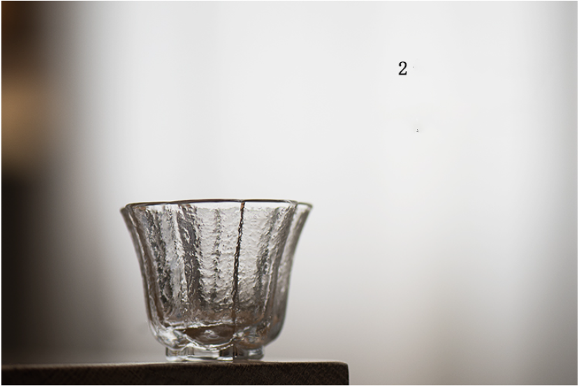 Transparent Glass Tea Cup Set - Heat-Resistant Japanese Style Drinkware