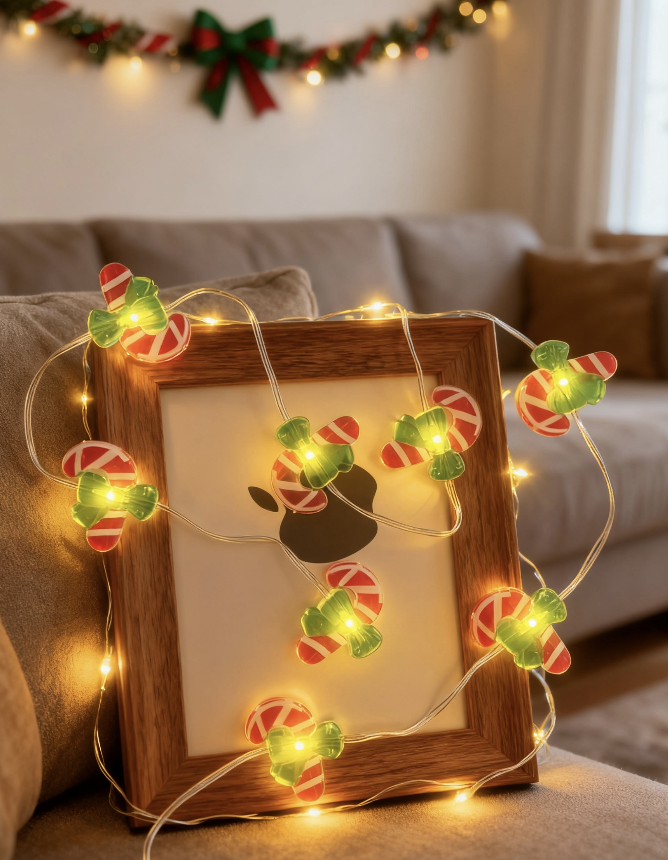 Battery Operated Christmas LED String Lights - 16.4FT 50LED